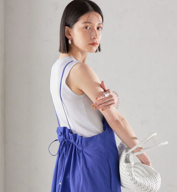 SHIPS for women「〈手洗い可能〉近江晒 ブロード キャミ ワンピース」|ワンピース|