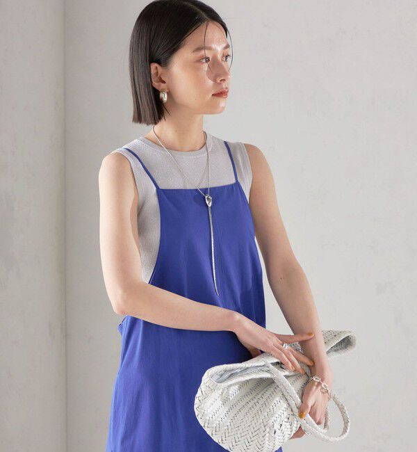 SHIPS for women「〈手洗い可能〉近江晒 ブロード キャミ ワンピース」|ワンピース|