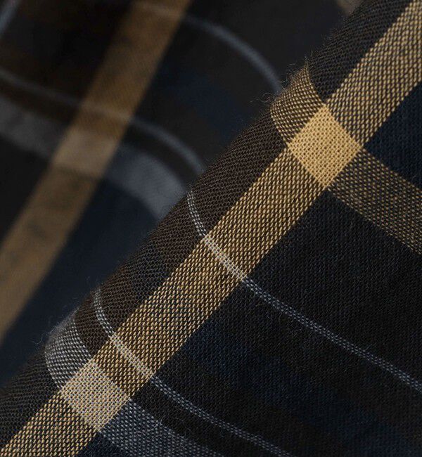 SHIPS「SHIPS: オープンカラー コットン マドラスチェック プルオーバー シャツ」|シャツ・ブラウス|