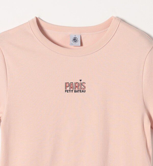 SHIPS any「【SHIPS any別注】PETIT BATEAU:〈洗濯機可能〉PARIS プリント コンパクト TEE」|Tシャツ・カットソー|
