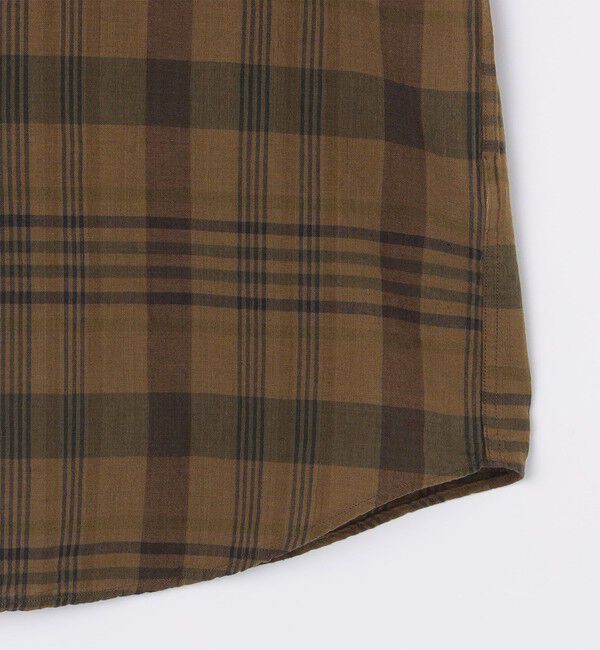 SHIPS「SHIPS: インド マドラスチェック レギュラーカラー ショートスリーブ シャツ」|シャツ・ブラウス|