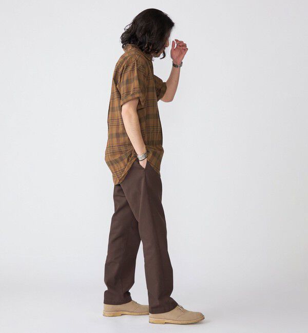 SHIPS「SHIPS: インド マドラスチェック レギュラーカラー ショートスリーブ シャツ」|シャツ・ブラウス|