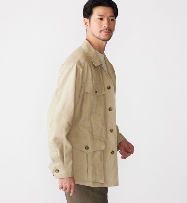 SHIPS「SHIPS: LES LESTON リネン サファリ ジャケット」|その他|