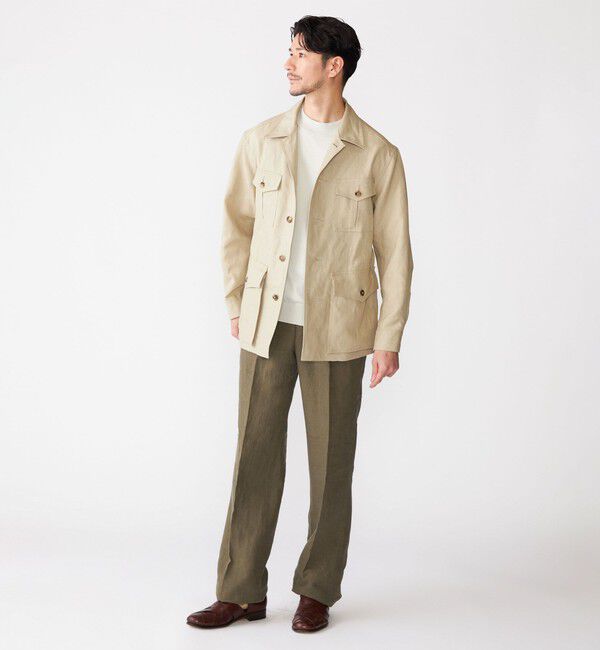 SHIPS「SHIPS: LES LESTON リネン サファリ ジャケット」|その他|