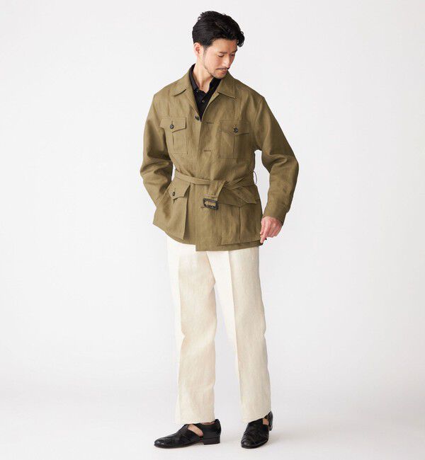 SHIPS「SHIPS: LES LESTON リネン サファリ ジャケット」|その他|