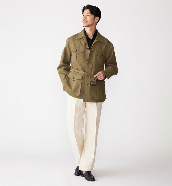 SHIPS「SHIPS: LES LESTON リネン サファリ ジャケット」|その他|