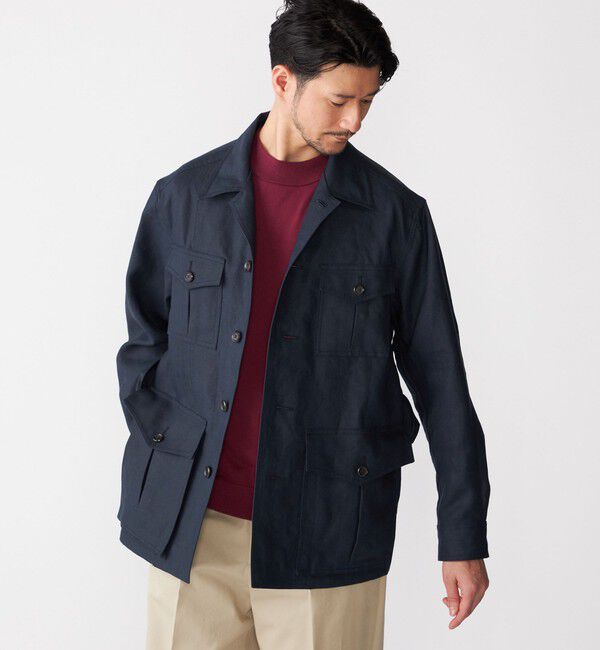 SHIPS「SHIPS: LES LESTON リネン サファリ ジャケット」|その他|