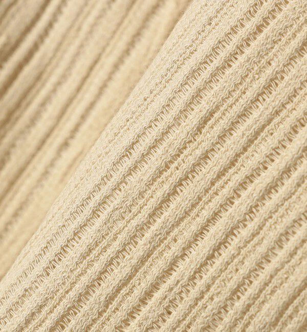 SHIPS for women「muller of yoshiokubo:〈手洗い可能〉レースアップ リブ タンクトップ」|Tシャツ・カットソー|