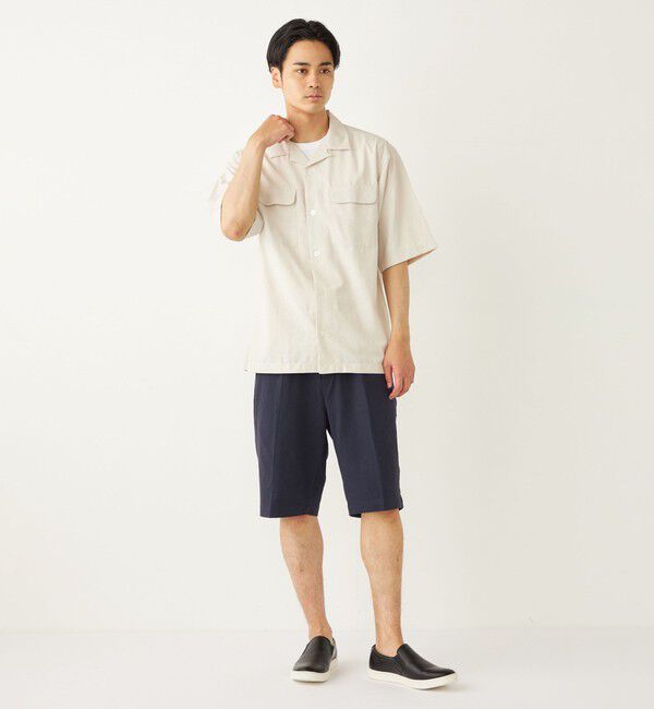 SHIPS Colors 「SHIPS Colors:〈洗濯機可能〉ダブルポケット サファリ シャツ」|シャツ・ブラウス|