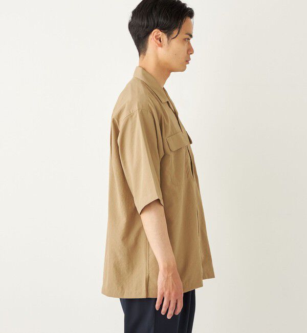 SHIPS Colors 「SHIPS Colors:〈洗濯機可能〉ダブルポケット サファリ シャツ」|シャツ・ブラウス|