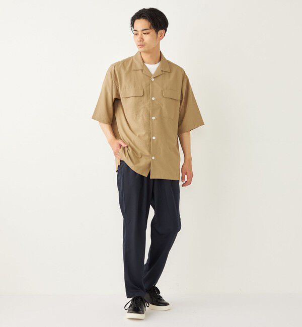 SHIPS Colors 「SHIPS Colors:〈洗濯機可能〉ダブルポケット サファリ シャツ」|シャツ・ブラウス|