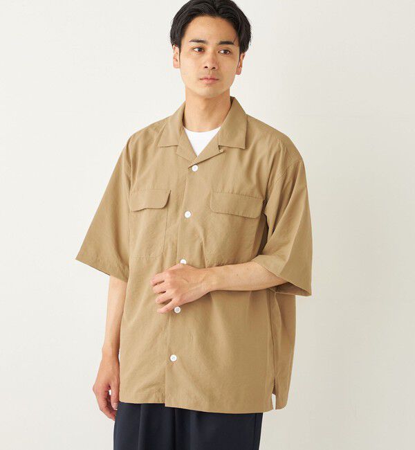 SHIPS Colors 「SHIPS Colors:〈洗濯機可能〉ダブルポケット サファリ シャツ」|シャツ・ブラウス|