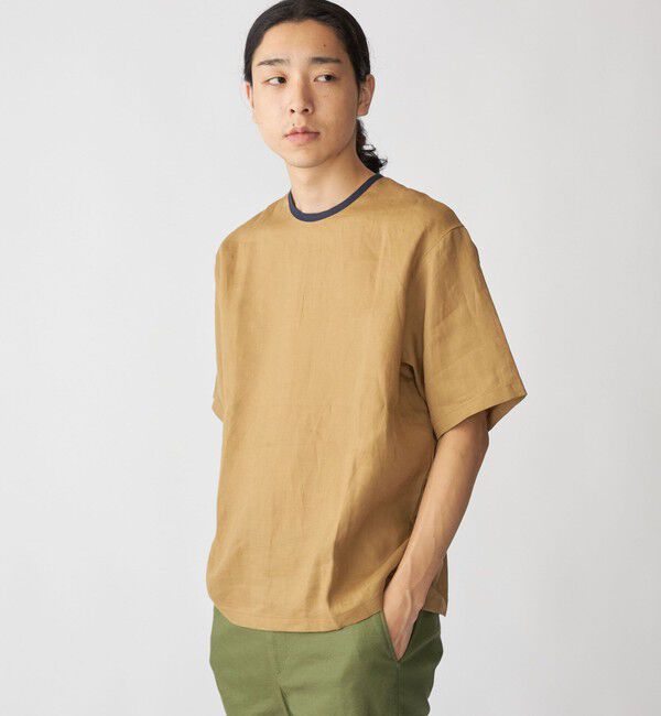 SHIPS「SHIPS: Herdmans リネン 2WAY プルオーバー Tシャツ」|Tシャツ・カットソー|