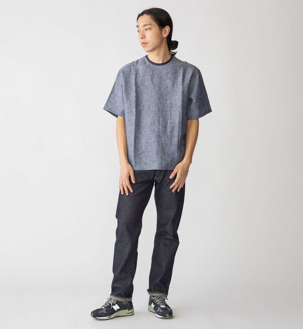 SHIPS「SHIPS: Herdmans リネン 2WAY プルオーバー Tシャツ」|Tシャツ・カットソー|