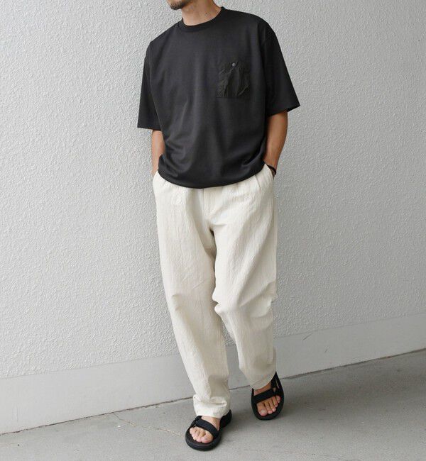 SHIPS any「SHIPS any: 〈洗濯機可能〉リネン混 ビスコース 2タック セミワイド イージーパンツ◇」|その他|