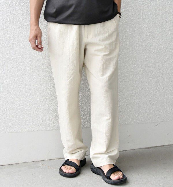 SHIPS any「SHIPS any: 〈洗濯機可能〉リネン混 ビスコース 2タック セミワイド イージーパンツ◇」|その他|
