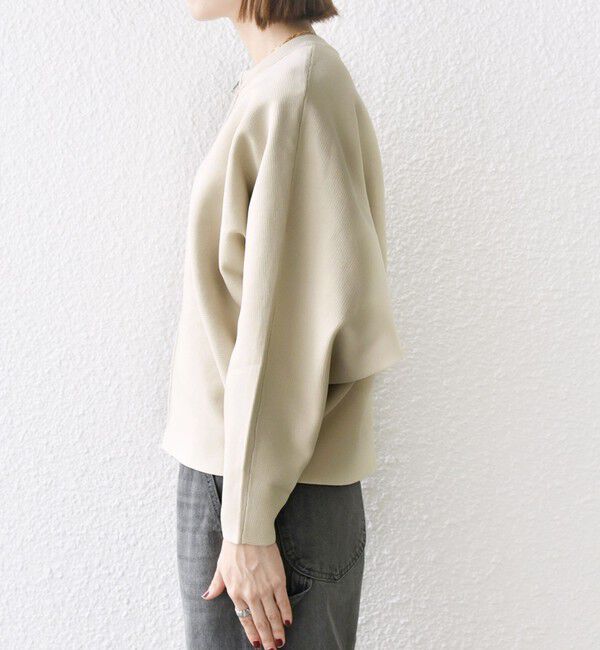 SHIPS any「SHIPS any:〈手洗い可能〉ドルマン ジップ ブルゾン カーディガン」|カーディガン|