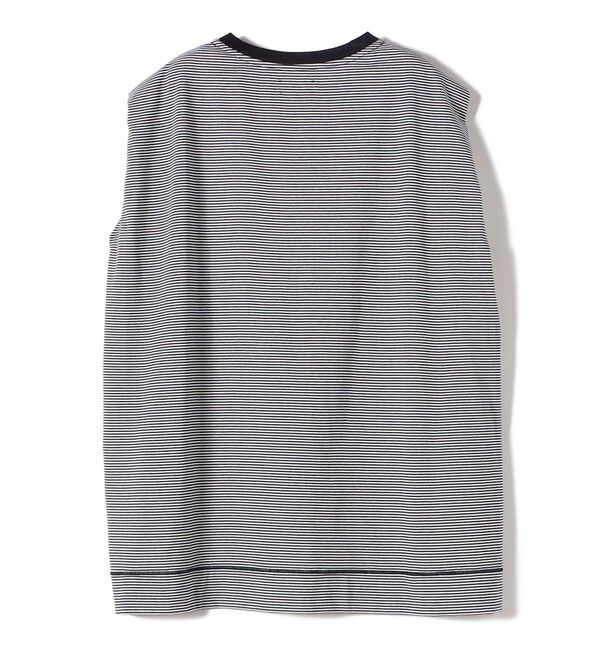 SHIPS for women「SHIPS Primary Navy Label:〈手洗い可能〉ボクシー ジャージ プルオーバー」|Tシャツ・カットソー|