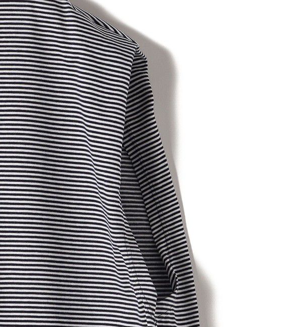 SHIPS for women「SHIPS Primary Navy Label:〈手洗い可能〉ボクシー ジャージ プルオーバー」|Tシャツ・カットソー|