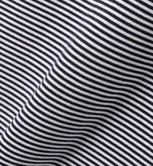 SHIPS for women「SHIPS Primary Navy Label:〈手洗い可能〉ボクシー ジャージ プルオーバー」|Tシャツ・カットソー|