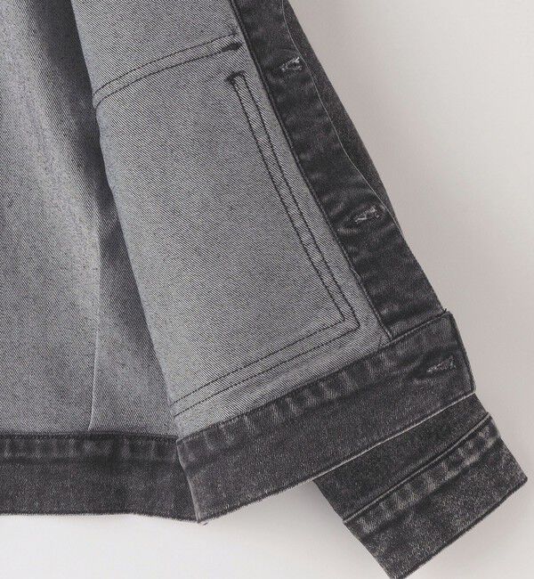 SHIPS KIDS「SHIPS KIDS:100～130cm / ジャージー ライク デニム ジャケット」|その他|