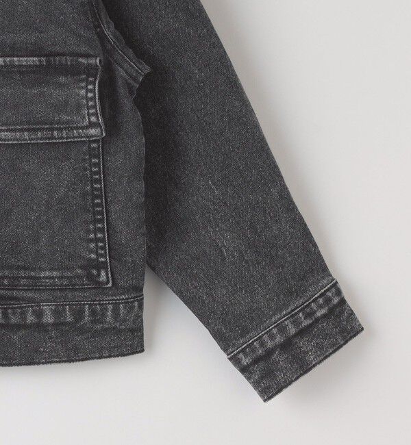 SHIPS KIDS「SHIPS KIDS:100～130cm / ジャージー ライク デニム ジャケット」|その他|