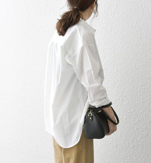 SHIPS any「《一部追加予約》SHIPS any:〈洗濯機可能〉REPREVE レギュラーカラー ルーズ ポケット シャツ」|シャツ・ブラウス|