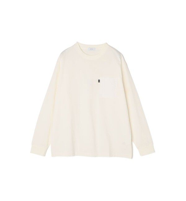 SHIPS any「【WEB限定】SHIPS any: 〈撥水加工〉Teflon EcoElite(TM) ナイロンポケット Tシャツ (ロンT)◇」|Tシャツ・カットソー|