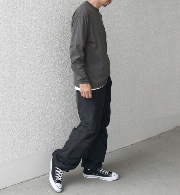 SHIPS any「【WEB限定】SHIPS any: 〈撥水加工〉Teflon EcoElite(TM) ナイロンポケット Tシャツ (ロンT)◇」|Tシャツ・カットソー|