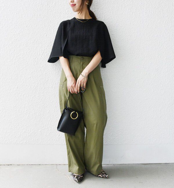 SHIPS for women「〈手洗い可能〉ポコビュー パネル スリーブ ブラウス」|シャツ・ブラウス|