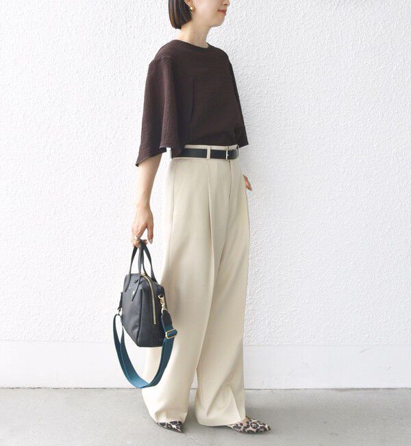 SHIPS for women「〈手洗い可能〉ポコビュー パネル スリーブ ブラウス」|シャツ・ブラウス|