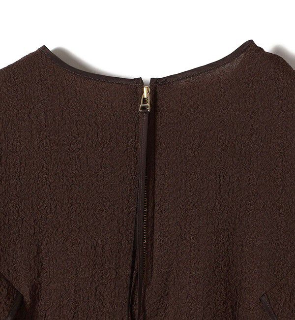 SHIPS for women「〈手洗い可能〉ポコビュー パネル スリーブ ブラウス」|シャツ・ブラウス|