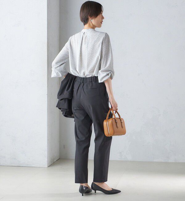 SHIPS for women「〈手洗い可能〉幾何 プリント 長袖 ブラウス」|シャツ・ブラウス|