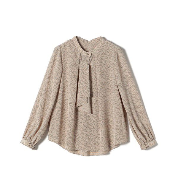 SHIPS for women「〈手洗い可能〉幾何 プリント 長袖 ブラウス」|シャツ・ブラウス|