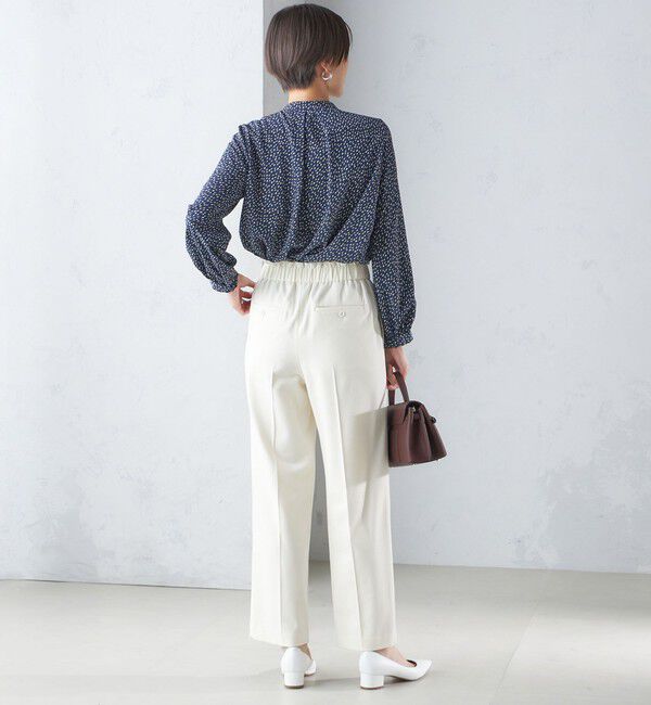 SHIPS for women「〈手洗い可能〉幾何 プリント 長袖 ブラウス」|シャツ・ブラウス|