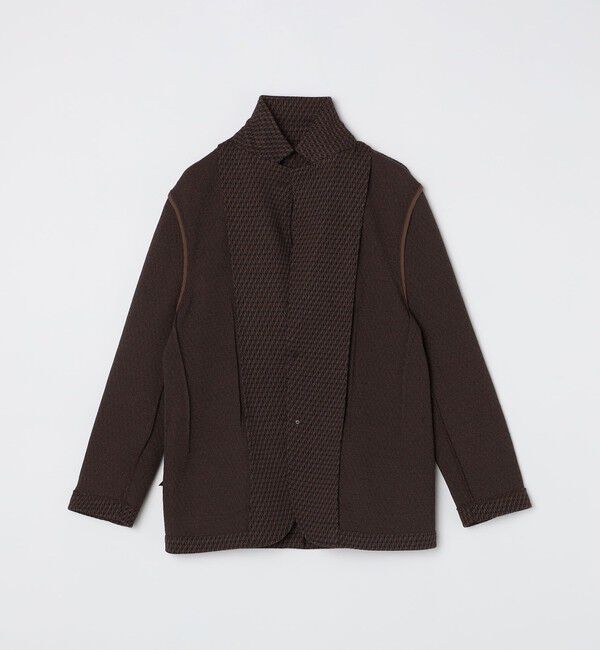 SHIPS「SHIPS:〈手洗い可能〉TEXBRID(R) ジャカード 2ボタン ジャケット」|テーラードジャケット|