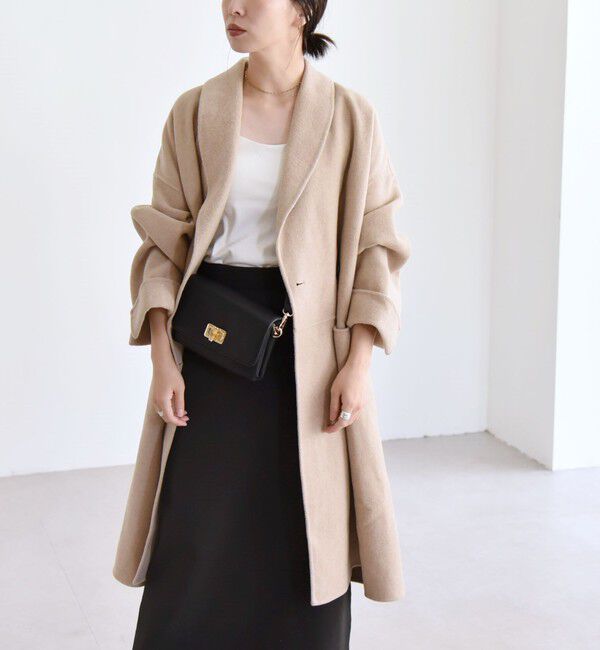 quaranciel「quaranciel: リバー ショール ミドル コート 24FW」|その他|