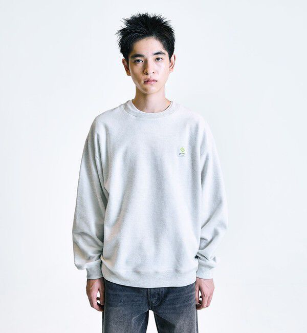 SHIPS「City Ambient Products: ロゴ プリント リバース スウェット」|スウェット・ジャージ|