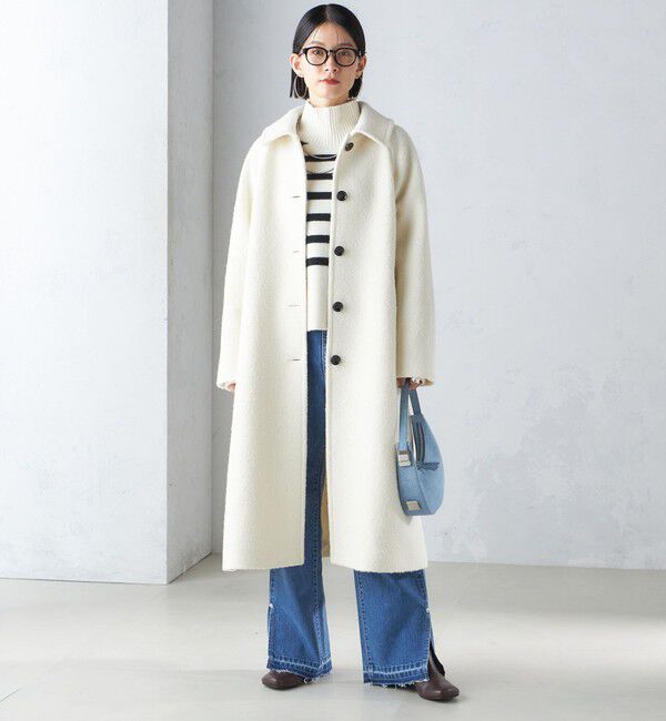 SHIPS for women「〈手洗い可能〉7G ウール カシミヤ ハイネック プルオーバー」|ニット・セーター|