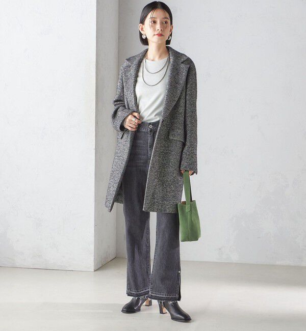 SHIPS for women「ツイード チェスター コート」|チェスターコート|