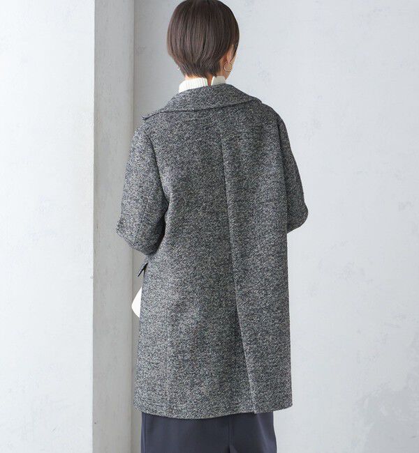 SHIPS for women「ツイード チェスター コート」|チェスターコート|