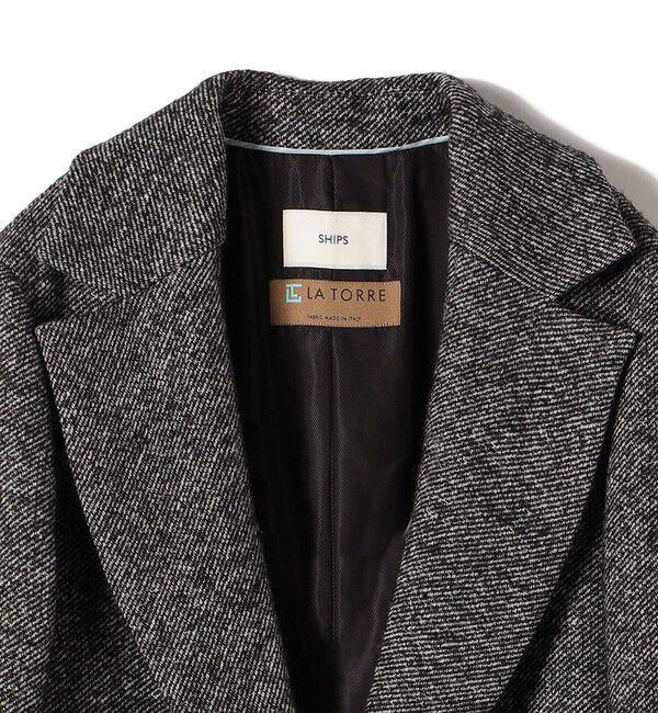 SHIPS for women「ツイード チェスター コート」|チェスターコート|