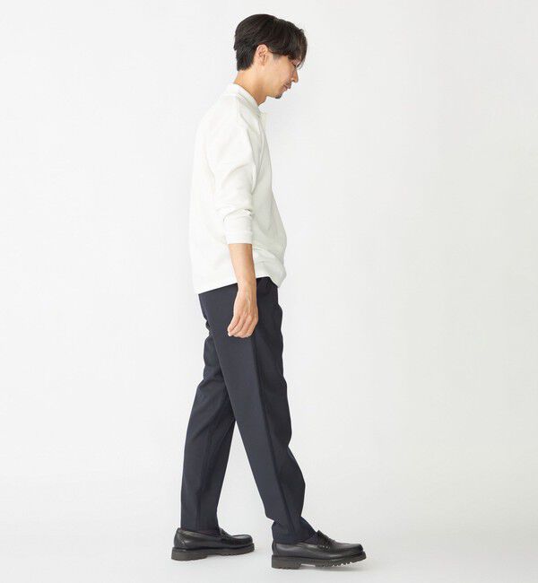 SHIPS「【WEB限定】SHIPS:〈抗菌・防臭〉ワンポイント ロゴ バーズアイ ロングスリーブ ポロシャツ」|ポロシャツ|