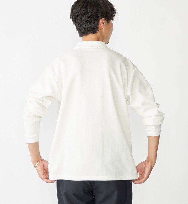 SHIPS「【WEB限定】SHIPS:〈抗菌・防臭〉ワンポイント ロゴ バーズアイ ロングスリーブ ポロシャツ」|ポロシャツ|