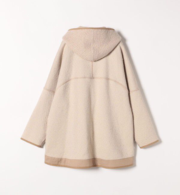 quaranciel「quaranciel: ループヤーン ダブルジップ フーデッド ケープ コート」|その他|