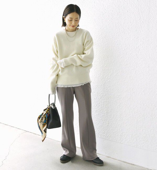 SHIPS for women「〈手洗い可能〉ストレッチ フレア パンツ」|その他|