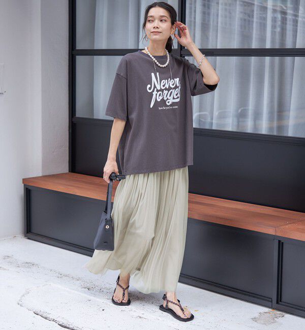 SHIPS for women「〈手洗い可能〉リバーシブル チュール カッセン スカート」|スカート|