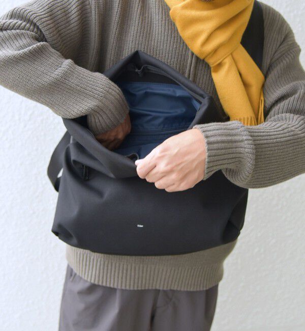 SHIPS any「【SHIPS any 別注】Filer: 〈撥水加工〉トロピカル ビッグ ショルダーバッグ◇」|ショルダー・メッセンジャー|