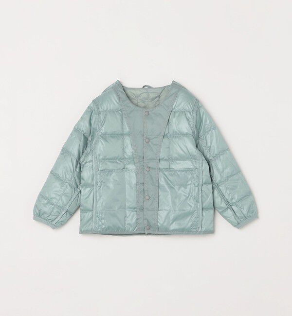 SHIPS any「TAION: クルーネック ボタン ダウン カーディガン<KIDS>」|ダウン|