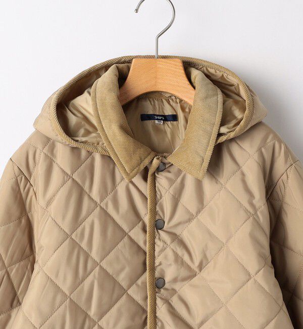 SHIPS KIDS「SHIPS KIDS:140～160cm /〈多機能/洗濯機可能〉キルト フード ジャケット」|その他|